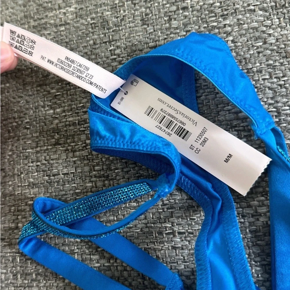 Victoria's Secret Very Sexy Electric Blue Strappy Thong panty